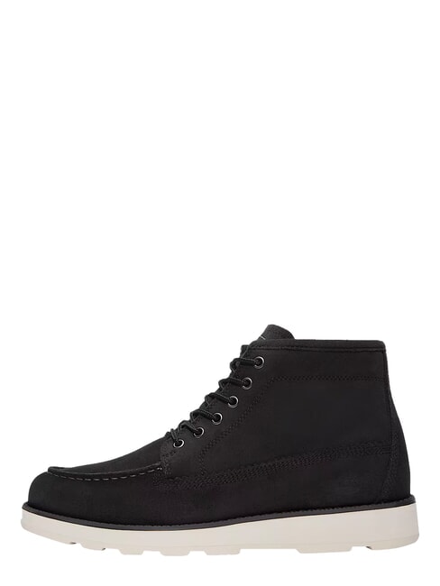 BRITTON MILLS botas de cuero ante negro - Zapatos Hombre