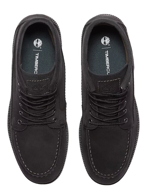 BRITTON MILLS botas de cuero ante negro - Zapatos Hombre