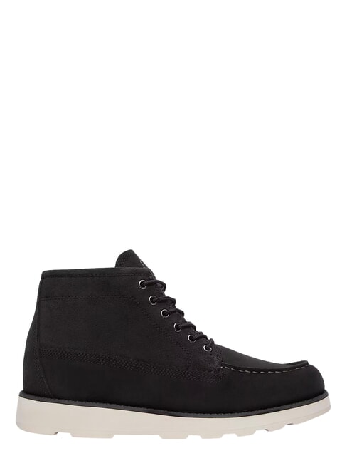 BRITTON MILLS botas de cuero ante negro - Zapatos Hombre