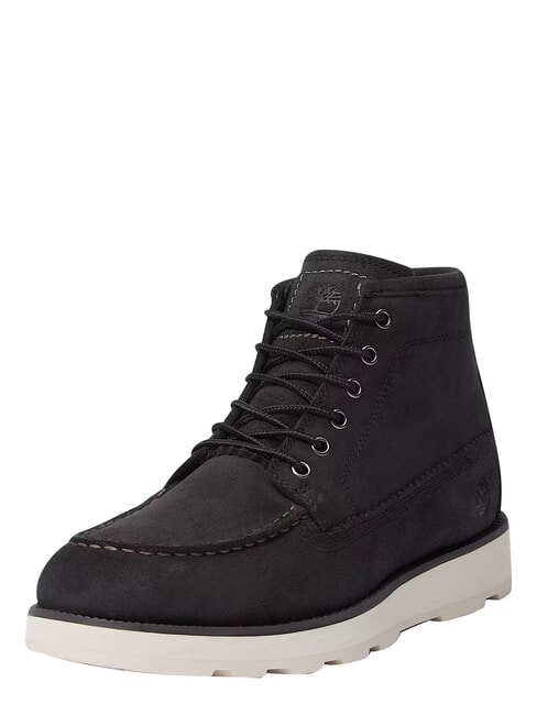BRITTON MILLS botas de cuero ante negro - Zapatos Hombre