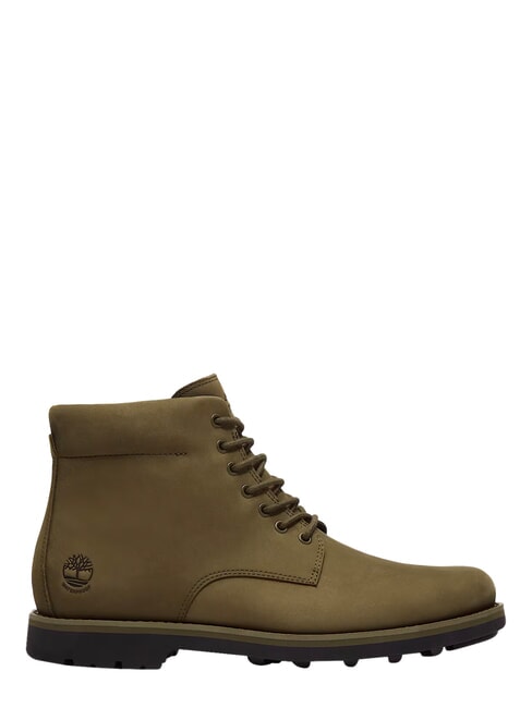 ALDEN BROOK Bot&iacute;n de piel impermeable nobuk de color verde oliva oscuro - Zapatos Hombre