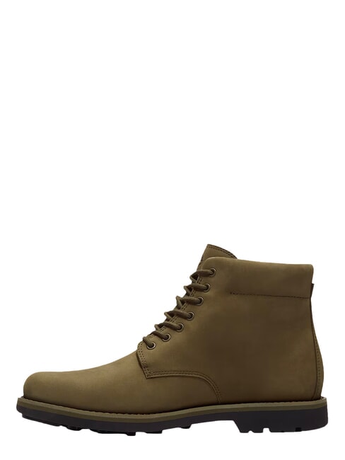 ALDEN BROOK Bot&iacute;n de piel impermeable nobuk de color verde oliva oscuro - Zapatos Hombre