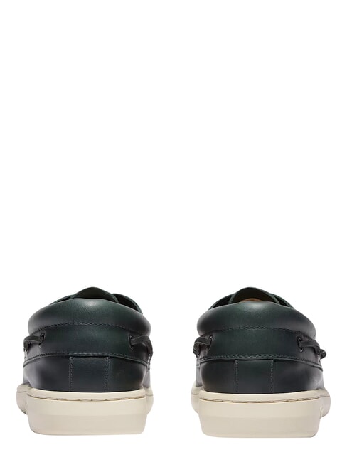 PORTOFINO mocas&iacute;n de cuero verde oscuro - Zapatos Hombre