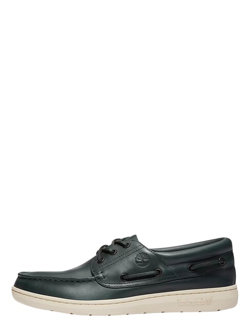 PORTOFINO mocas&iacute;n de cuero verde oscuro - Zapatos Hombre