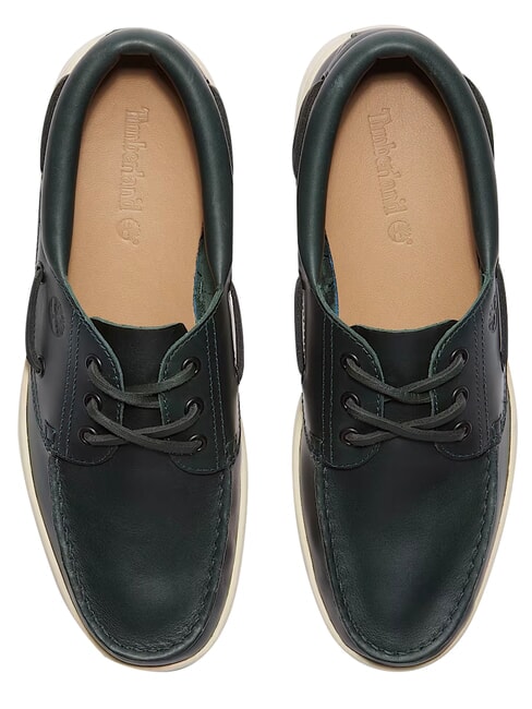 PORTOFINO mocas&iacute;n de cuero verde oscuro - Zapatos Hombre