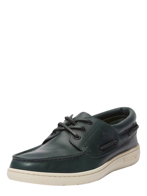 PORTOFINO mocas&iacute;n de cuero verde oscuro - Zapatos Hombre