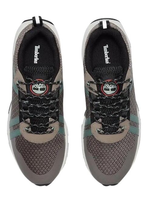 WINSOR TRAIL Zapatillas deportivas de piel mixta malla color topo - Zapatos Hombre