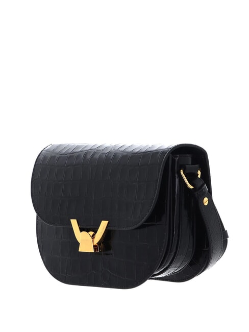 CAMPIONARIO - DEW CROCO SHINY SOFT Minibolso de hombro negro - Bolsos Mujer