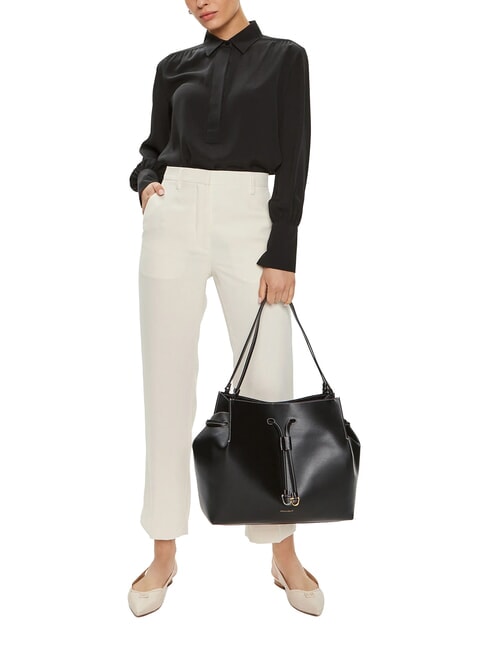 CAMPIONARIO - ROUNDABOUT COW Bolso de hombro negro - Bolsos Mujer