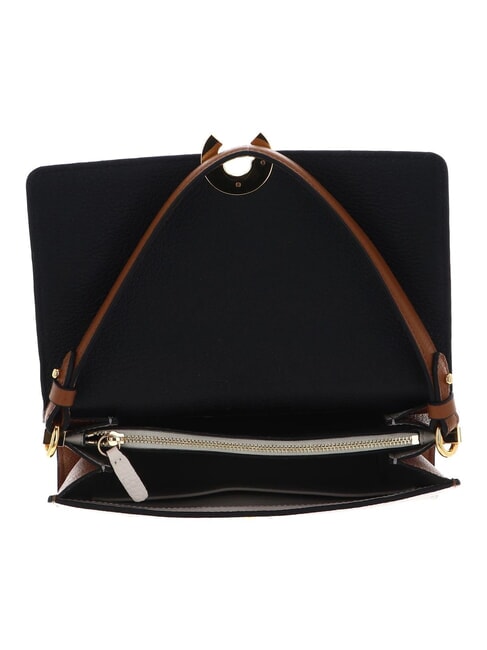 CAMPIONARIO - BINXIE TRICOLOR Bolso de mano con correa para el hombro. negro/corderos/cuir - Bolsos Mujer