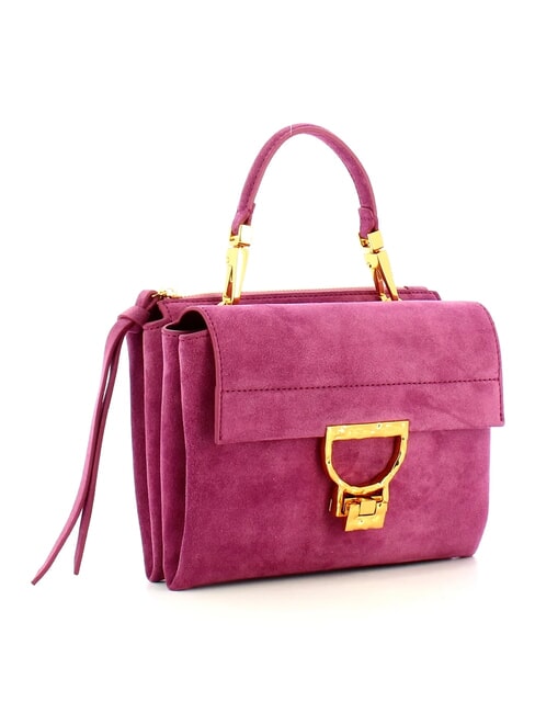 CAMPIONARIO - ARLETTIS SUEDE DROPLET Mini bolso de piel con bandolera rosa pulpa - Bolsos Mujer