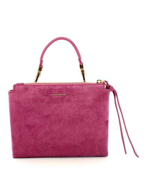 CAMPIONARIO - ARLETTIS SUEDE DROPLET Mini bolso de piel con bandolera rosa pulpa - Bolsos Mujer