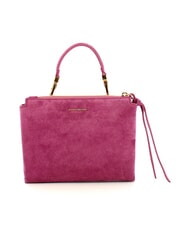 COCCINELLE CAMPIONARIO - ARLETTIS SUEDE DROPLET Mini bolso de piel con bandolera rosa pulpa - Bolsos Mujer - 3