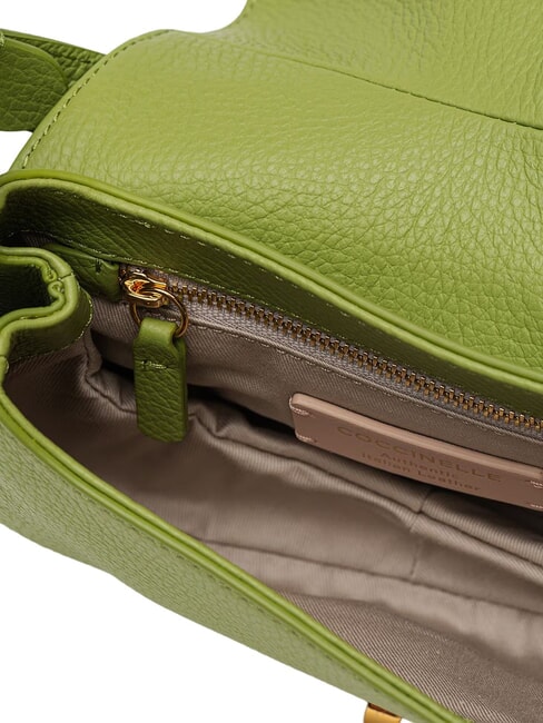 CAMPIONARIO - MAGIE SOFT Bolso bandolera de piel con bandolera guacamole - Bolsos Mujer