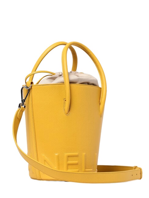 CAMPIONARIO - MYRTHA MAXI LOG Bolso de mano tipo cubo con correa para el hombro. soleado - Bolsos Mujer