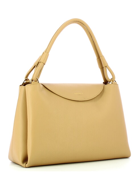 CAMPIONARIO - ECLYPS Bolso de cuero beige fresco - Bolsos Mujer