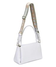 COCCINELLE CAMPIONARIO - ECLYPS Bolso bandolera de piel martillada blanco brillante - Bolsos Mujer - 3