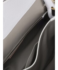 COCCINELLE CAMPIONARIO - ECLYPS Bolso bandolera de piel martillada blanco brillante - Bolsos Mujer - 4