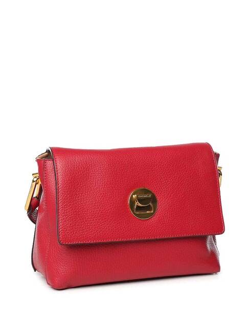 CAMPIONARIO - LIYA Turnlock Bolso de hombro sangr&iacute;a/piel - Bolsos Mujer