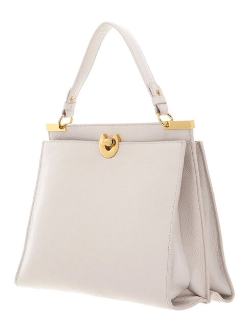 CAMPIONARIO - BINXIE Bolso de mano con correa para el hombro. CORDERO BLANCO - Bolsos Mujer