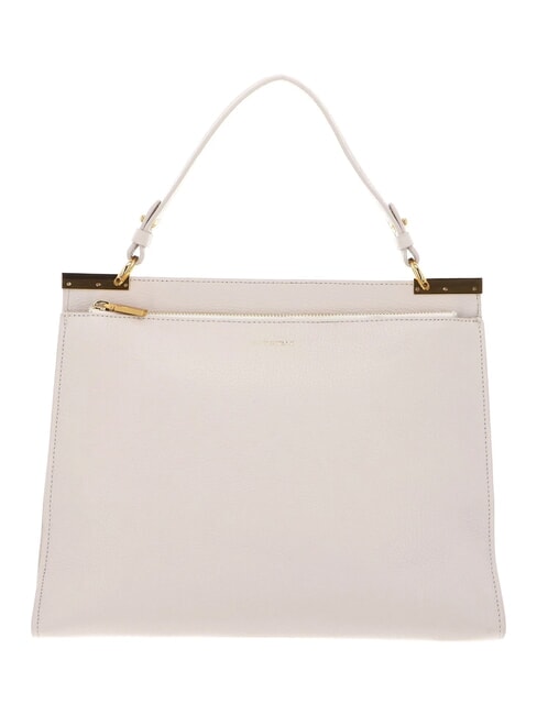 CAMPIONARIO - BINXIE Bolso de mano con correa para el hombro. CORDERO BLANCO - Bolsos Mujer