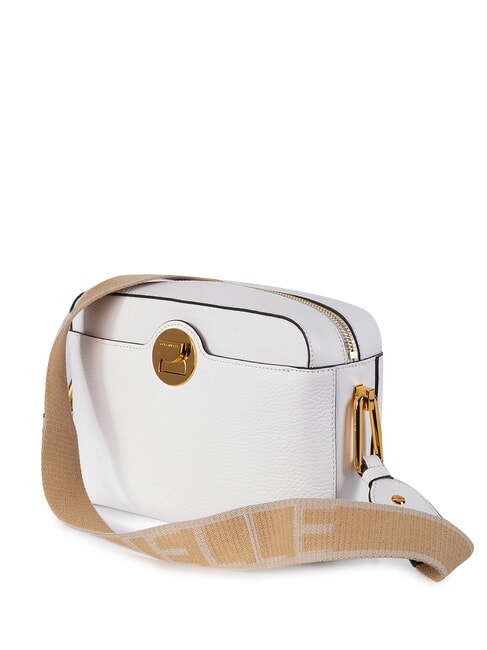CAMPIONARIO - LIYA SIGNATURE Bolso bandolera, en piel. blanco brillante - Bolsos Mujer