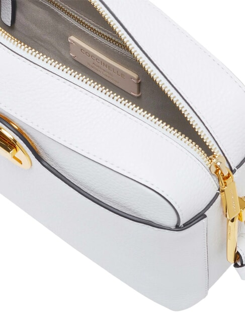 CAMPIONARIO - LIYA SIGNATURE Bolso bandolera, en piel. blanco brillante - Bolsos Mujer