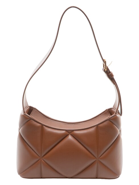 EMBOSSED Bolso de hombro marr&oacute;n - Bolsos Mujer