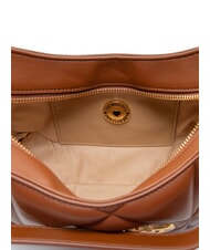 LOVE MOSCHINO EMBOSSED Bolso de hombro marr&oacute;n - Bolsos Mujer - 5