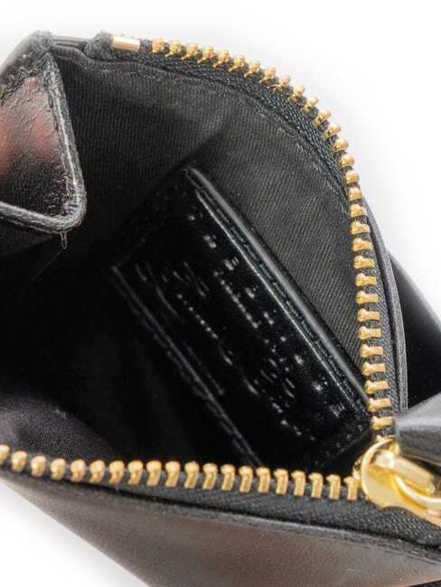 STORY Monedero de cuero Oro negro - Carteras Mujer