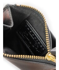 THE BRIDGE STORY Monedero de cuero Oro negro - Carteras Mujer - 3