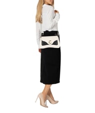 COCCINELLE CAMPIONARIO - C-ME BICOLOR Bolso de hombro con correa para el hombro. blanco/negro - Bolsos Mujer - 2