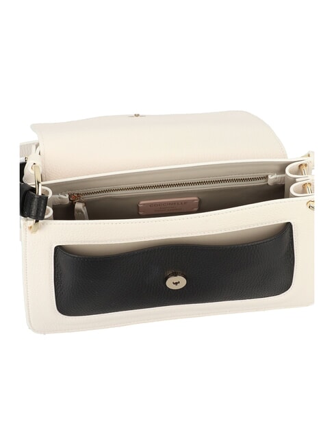 CAMPIONARIO - C-ME BICOLOR Bolso de hombro con correa para el hombro. blanco/negro - Bolsos Mujer