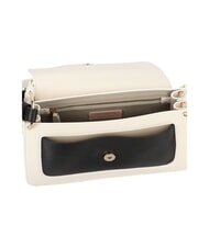 COCCINELLE CAMPIONARIO - C-ME BICOLOR Bolso de hombro con correa para el hombro. blanco/negro - Bolsos Mujer - 4