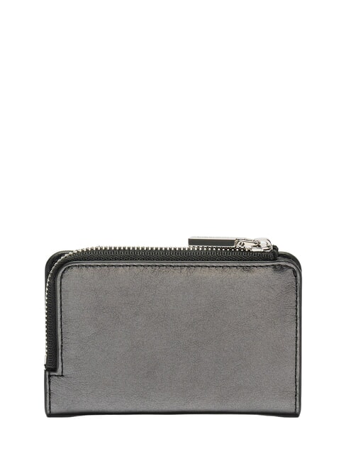 CAMPIONARIO - METALLIC PEPITA Cartera de cuero negro - Carteras Mujer