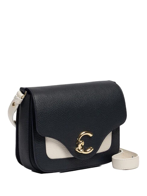 CAMPIONARIO - C-ME BICOLOR Minibolso de hombro medianoche b/blanco - Bolsos Mujer