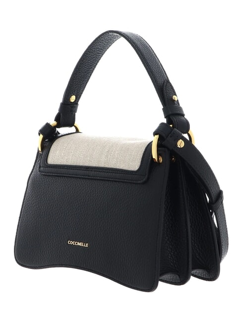 CAMPIONARIO - C-ME CANVAS Bolso de mano con correa para el hombro. natural / noir - Bolsos Mujer