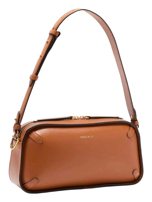 CAMPIONARIO - MALETA CALF Bolso bandolera de piel lisa CUIR - Bolsos Mujer