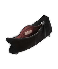 COCCINELLE CAMPIONARIO - ABIGAIL SUEDE B Bolso de hombro negro - Bolsos Mujer - 3