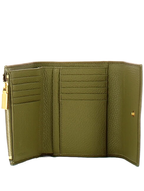  CAMPIONARIO - KELSEY VINTAGE Cartera de cuero verde laurel - Carteras Mujer