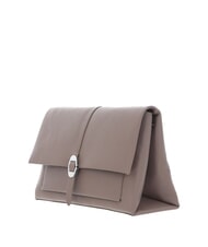 COCCINELLE CAMPIONARIO - DORIAN Bolso de hombro de piel topo c&aacute;lido - Bolsos Mujer - 2