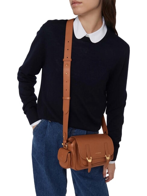 CAMPIONARIO - CAMPUS Mini bolso bandolera, en piel. CUIR - Bolsos Mujer