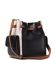 COCCINELLE CAMPIONARIO - CAMPUS TRICOLOR Bolso de hombro negro/corderos/cuir - Bolsos Mujer - 2