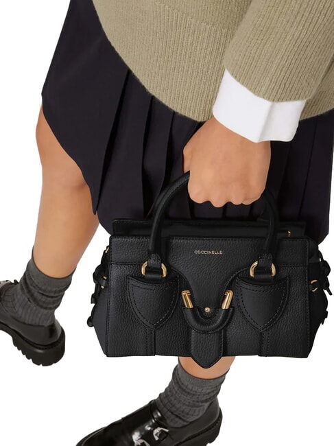 CAMPIONARIO - YORK Bolso de mano con correa para el hombro. CORDERO BLANCO - Bolsos Mujer