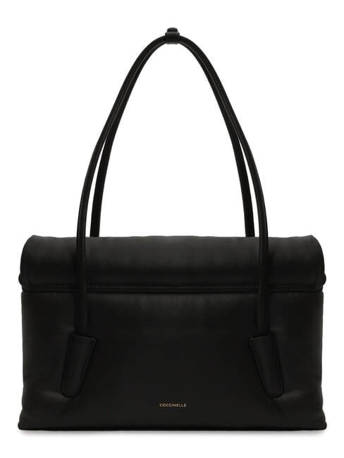 CAMPIONARIO - CHESTER PUFFY SMOOTH Bolso de hombro negro - Bolsos Mujer