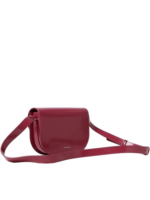 CAMPIONARIO - DEW SHINY CALF  Mini bolso bandolera, en piel. palo de rosa - Bolsos Mujer