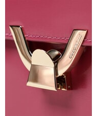 COCCINELLE CAMPIONARIO - DEW SHINY CALF  Mini bolso bandolera, en piel. palo de rosa - Bolsos Mujer - 3