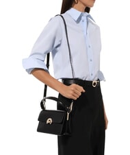 COCCINELLE CAMPIONARIO - BINXIE SHINY CALF Minibolso con correa para el hombro negro - Bolsos Mujer - 2