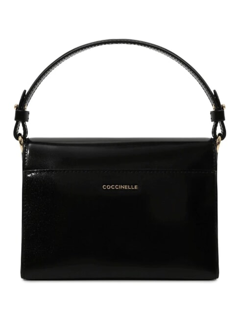 CAMPIONARIO - BINXIE SHINY CALF Minibolso con correa para el hombro negro - Bolsos Mujer