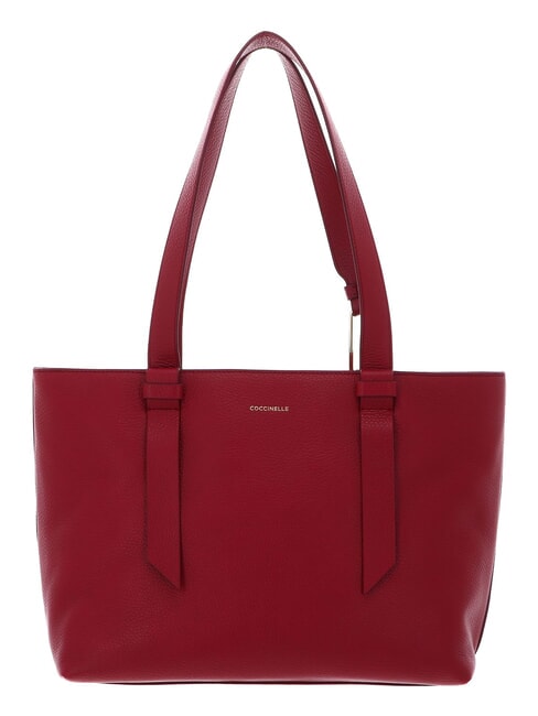 CAMPIONARIO - MALORY  Bolso shopping de piel sangr&iacute;a - Bolsos Mujer
